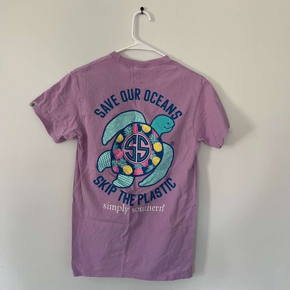 Simply Southern Save The Turtles Tshirt.